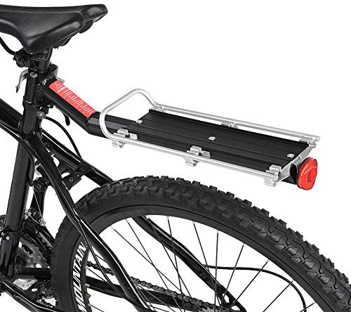 Wakects Fahrrad-Gepäckträger Hinten, Fahrradträger für die Rückseite des Fahrradträgers, mit Quick Release Mountain Road Fahrrad-Heckträger Kapazität Universell
