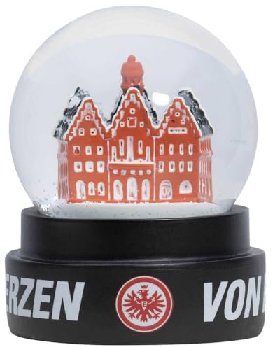 Eintracht Frankfurt Schneekugel Römer Weihnachten Weihnachtsdekoration