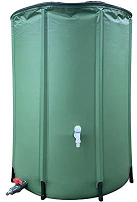 Tonneau de pluie pliable, réservoir de stockage d'eau avec maille, réservoir de stockage d'eau portable, système de collecte d'eau de pluie, réservoir d'eau de jardin pour collecte de pluie, stockage