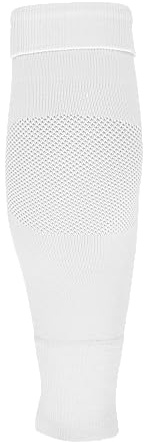 uhlsport Tube-it-Sleeve: Chaussettes de football pour hommes, femmes et enfants - maintien ferme, stabilité maximale des protège-tibias, 45-47, Blanc