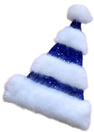 XINGLIDA Bonnet de Père Noël confortable avec chaussette à la mode pour enfants incidents de Noël et vêtements d'hiver décontractés. Bonnet confortable, bleu, taille unique