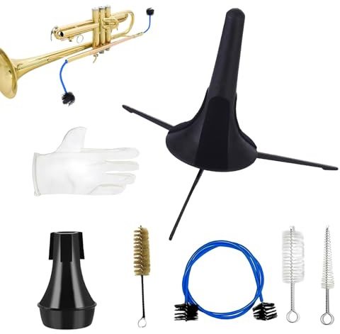 Trumpet Maintenance Kit - 7-Piece Musical Instrument Restoration Accessory | Trumpet Instrument Cleaning Kit,for Professionals, Enthusiasts, Beginners, Performers, Music Players