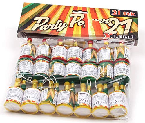 Tisch Popper 105 Stück XP9917 Party Popper Tischfeuerwerk Silvester