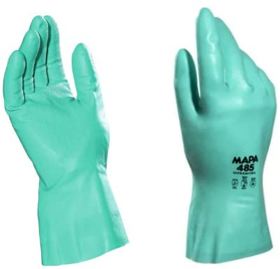 DSTOCK60 - Confezione da 12 paia di guanti Mapa Professional Ultranitril 485 – TAGLIA 8, guanti protettivi Mapa nitrile verde