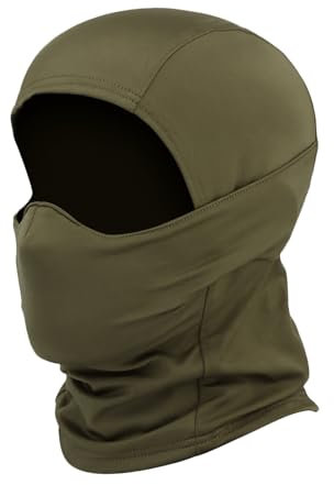 Qavctw Taktische Sturmhaube Maske Militärtraining Kapuzenmaske Schießen Vollgesichtsmaske Reiten Wandern Paintball Angeln Jagd Kopfbedeckung Maske Männer Frauen Outdoor Atmungsaktive Kopfbedeckung