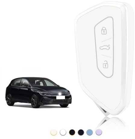 TOOMUME Nyckelfodral för Volkswagen VW Golf 8 MK8, Cupra Born Formentor, Seat Leon MK4 Ateca Tarraco, Skoda Octavia Atlas - Fjärrkontroll Smart Key
