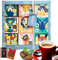Coffee Selection Gift Set - 9 Box Instant Coffee | Easter Egg Coffee Gifts For Women & Men | Coffee Selection of Hazelnut, Caramel, French Vanilla, Irish, Latte, Coffee Gifts For Women (Instant)