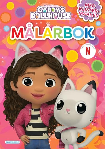 Målarbok Gabbys dockskåp