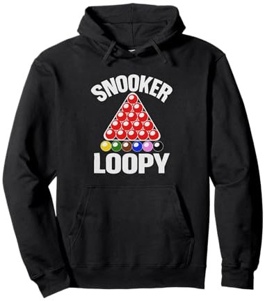 Snooker Loopy Life: Rote Bälle und Lacher Pullover Hoodie