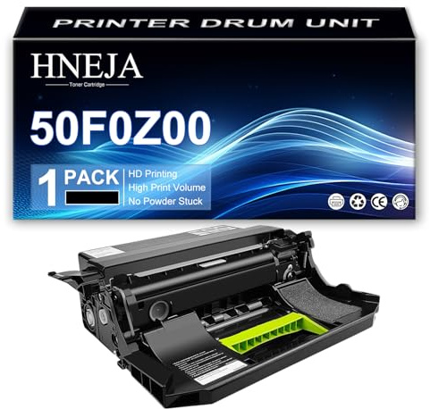 Unità Tamburo 50F0Z00 per Lexmark MS410dn MS510dn MS610de MX310dn MX410de MX611dte MS310d MS310dn MS312dn MX510de MX511de MX610de Stampante | Alta Capacità | 60000 Pagine,Black-1 Pack