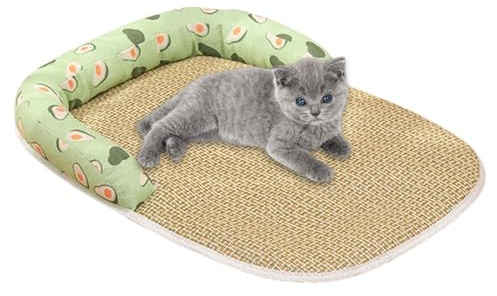 Genérico Estera De Enfriamiento para Mascotas De Verano | Manta De Enfriamiento De Hielo | Almohadilla para Dormir | Esterilla De Refrigeración | Alfombrilla Fría Portátil para Gatos