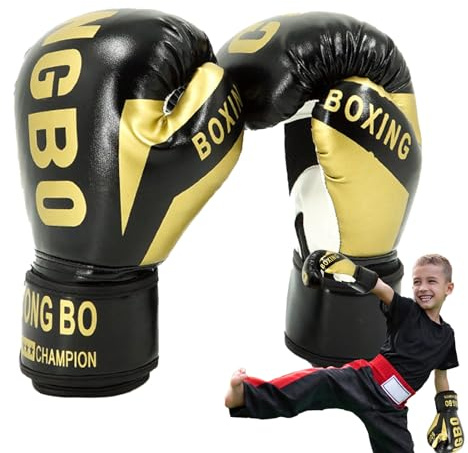 Guantes de Boxeo de Sparring, Guantes de Boxeo para niñas, Equipo de protección, Accesorios de Kickboxing Aptos para niños, Equipo de Entrenamiento Juvenil, Guantes de Artes Marciales para niños,