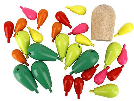 Forma di Cactus Giocattolo di Puzzle in Legno Gioco di Jigsaw DIY Montaggio Cactus Mosaico Modello Bilanciamento Giocattoli Cognitivi Building Blocks Rimovibili per 3 4 5 6 Anni