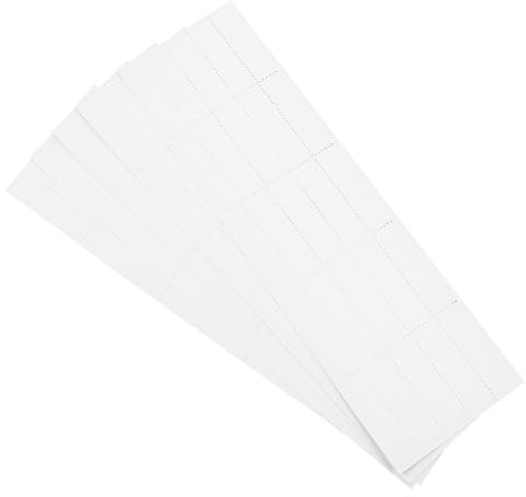 HOMSFOU Etiquetas para Carpetas Colgantes Pestañas en Blanco E Inserciones 5 Hojas por Set Papel Resistente para Oficina Escuela y Archivo Doméstico Fácil Organización y Clasificación
