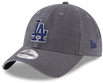 New Era Los Angeles Dodgers MLB Core Classic Grau Verstellbare 9Twenty Cap - One-Size