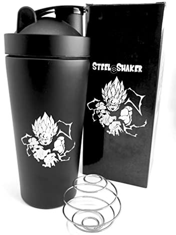 JAW REX Protein Steel Shaker | (750ml) (Black Goku)