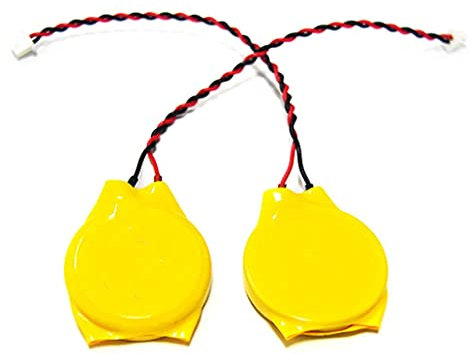 CMOS BIOS CR2032 Batterien, 3 V, 2-polig, kabelgebundener Stecker (2 Stück)