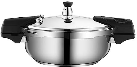 Baoblaze Pressure Cooker Kitchen Steamer Pot Large Capacity Quickly Cooking Gas Cooker Can Soup Stewpot for BBQ Cooking, 3.8L