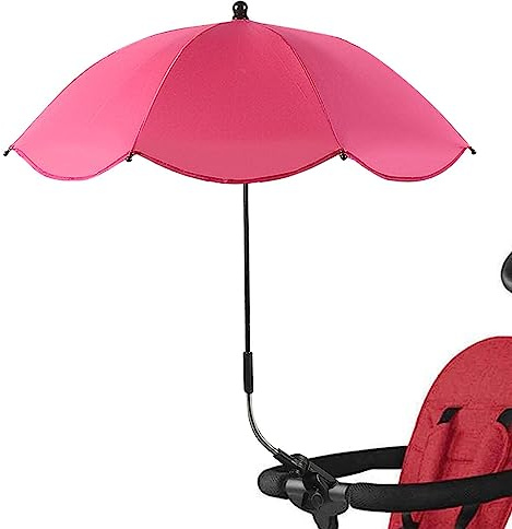 Pekoluta Paraguas De Cochecito De Bebé | Sombrilla Carrito Bebe Universal - Parasol Carro Bebe | Sombrilla Para Cochecito | Cochecito Paraguas Con Protección UV