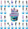 25Stk Geburtstag Tortendeko FortnTortendeko Happy Birthday Tortendeko Geburtstag Happy Birthday Cake Topper für Video game enthusiasts alter Junge und Mädchen