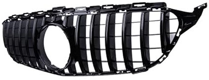 LLCTOOLS - Kühlergrill für Mercedes C-Klasse W205 14-03/18 - Hochglanz Kühlergrill schwarz - Frontgrill wetterfest und langlebig - Kühler Grill Panamericana GT nicht für Frontkamerasystem
