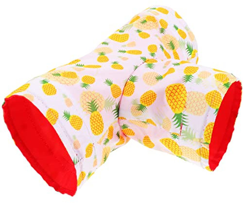 POPETPOP Tunnel für kleine Tiere hamsterbett Hamster Hamster- Nagetier- kleintierhaus Hamsterkäfig Spielzeugauto Kleintiertunnel Kleintierversteck Stoff Yellow