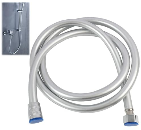 Tuyau de Douche Flexible 1,5m en PVC, Haute Résistance à la Torsion et à la Pression, Compatible Universel G1/2, Installation Facile, pour Toutes les Douchestuyau pommeau de douche
