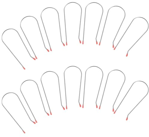 Generico Clip Fisse per Bigodini Caldi Elettrici, Set 20 Pezzi di Fermagli a Forma di U in Metallo Resistente, Compatibili Rulli per Permanente, Strumenti lo Styling Chioma a Casa