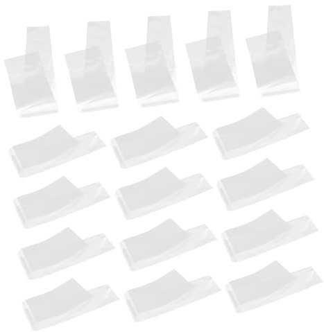 LALAFINA 50 Pièces Housses en Plastique pour Cravates, Sachets Transparents de