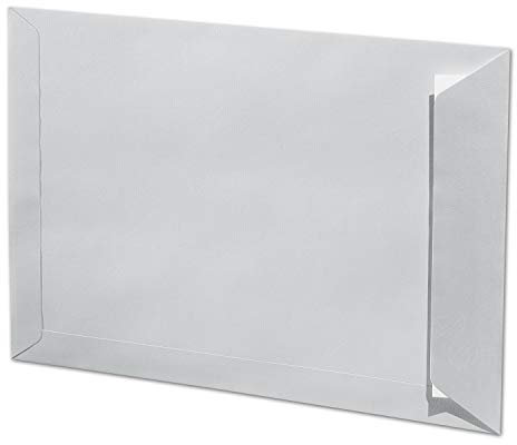 ARTOZ 25x DIN C4 Umschläge mit Haftklebung - ungefüttert 324 x 229 mm Lichtgrau (Grau) Briefumschläge ohne Fenster - Serie 1001