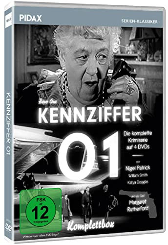 Kennziffer 01 (Zero One) Die komplette 26-tlg. Kriminalserie mit Nigel Patrick und vielen Stars wie MISS MARPLE-Darstellerin Margaret Rutherford