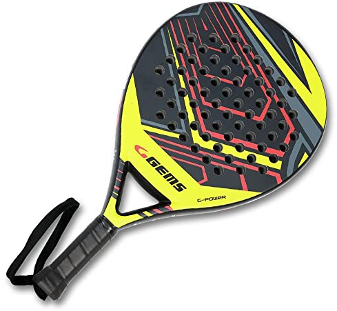 GEMS Racchetta G-Power, Unisex, Nero/Gialla, Unica