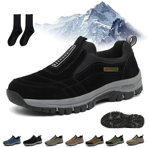 Snrtevu ergonomisk sko för smärtlindring – unisex, ortopediska skor herr, lätta halkfria sneakers för utomhus fitness och vardag