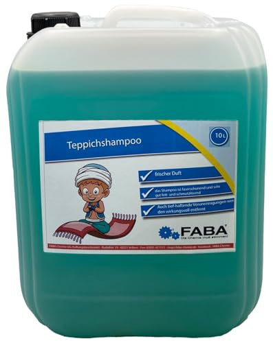 FABA Teppichshampoo Teppichreiniger Konzentrat 10 L Kanister