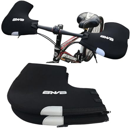 PLATT Bike Handlebar Mitts Mountain Bike Cold Weather Bar Mittens Gloves Windproof Cold Proof MTB Hand Warmer Covers