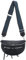 ITALYSHOP24 Damen Tasche Umhängetasche Brusttasche Muster Gürtel Bauchtasche Crossbody Gürteltasche Hüfttasche Crossover Bodybag Schultertasche Handytasche Leder Optik Blau S