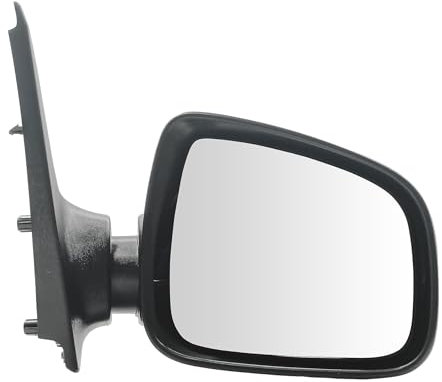 Convitex Außenspiegel für Dacia Logan/Sandero 2013-, Rechts Komplett Seitenspiegel, Elektrisch Konvex Rückspiegel, Lackierbar, Beheizbar, mit Temp.Sensor, 7Pin, Beifahrerseite