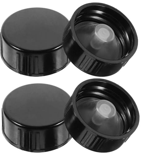 OSALADI Tapones Reutilizables de Rosca para Botellas, 4 Unidades, Cierre Hermético 28 Dientes, Ideales para Jarras y Botellas de Agua