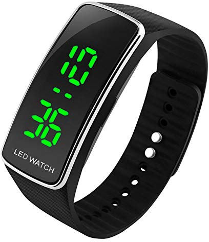 Enfants numériques Montres garçons Filles 3 Barres étanche Sports de Plein air Montres électroniques pour Enfants, Adolescents Digital Sport Montre Bracelet garçons Filles par UEOTO