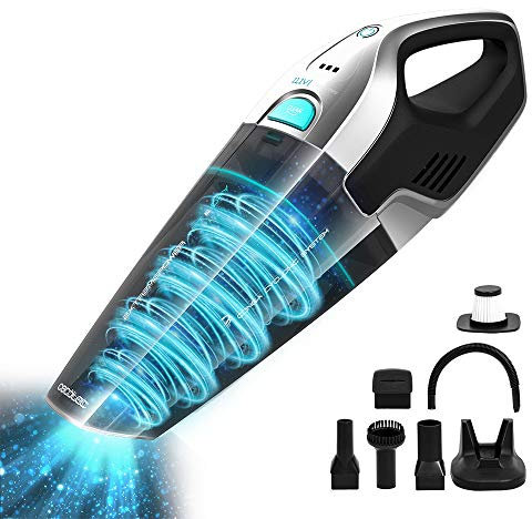 Cecotec Conga Immortal ExtremeSuction 7,4 V Hand. Aspiriert Feststoffe und Flüssigkeiten, Leicht und ohne Beutel, Autonomiezeit 20 Minuten, 7,4 V, Zyklontechnologie (11,1 V)