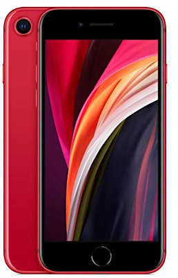 Apple iPhone SE, 64GB, Red - for Cricket Wireless (Renewed)