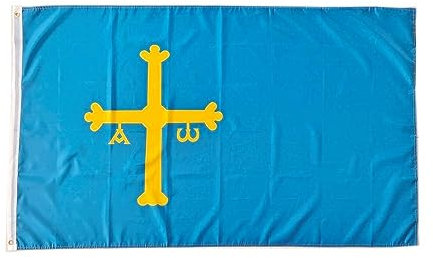 Bandera de Asturias, bandera colores Asturias, bandera 150cm x 90cm, bandera Asturias