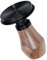 Normcore 53.3mm Espresso-Kaffee-Tamper V4, federbelasteter Tamper mit Titan-PVD-Beschichtung, geriffelter Boden, 6,8 kg/11,3 kg/13,6 kg, Ersatzfedern, echter amerikanischer Walnuss-Griff, 53.3 mm