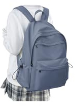 HYC00 Mochila Escolar Mochilas Escolares Adolescentes Niña Mochilas Colegio Mochila Universitaria Casual Mochila Portatil Mujer 14 Pulgadas Backpack para Escolar Viaje Trabajo Backpack,Azul Púrpura