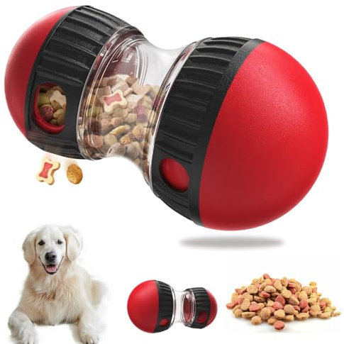 JWTEEE Intelligenzspielzeug für Hunde - Hundespielzeug Intelligenz, Futterball mit Einfacher Befüllung, Perfekt für Indoor & Outdoor Interaktive Aktivitäten - Snackball für Kleine und Mittlere Hunde