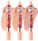 Boobeen 3 Pcs Lápices Correctores, Contorno Resaltador en Barra Maquillaje Multiusos Cremoso Mate Corrector en Barra Impermeable de Cobertura Total para el Rostro, Larga Duración