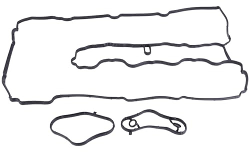ISAKEN Zylinderkopfhaube Ventildeckeldichtung Dichtungssatz Ventildeckel Dichtung Ventil für BMW 1er E81E87 E88 E82 3er E90 E93 E92 E91 5er E60 E60 11127555738, 11127555739, 11127555740