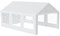 HENGMEI Partyzelt Pavillon 4x6m Metallpavillon Gartenpavillon mit Seitenteilen Wasserdicht Gartenzelt Pergola für Party, Marktstand, Garten Outdoor Camping, Weiß