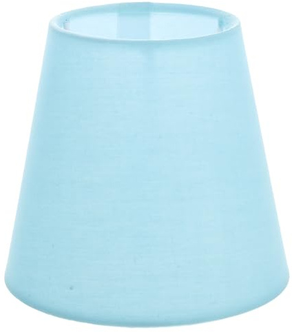 Mikikit Paralume Vintage per Lampada E14, Paralume Piccolo Elegante in Lino per Soggiorno e Camera da Letto, Accessorio Decorativo e Funzionale