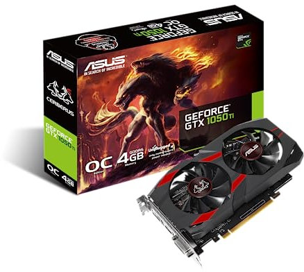 ASUS Cerberus GeForce GTX 1050 Ti OC Edition 4GB GDDR5 with rigorous testing for enhanced reliability and performance
